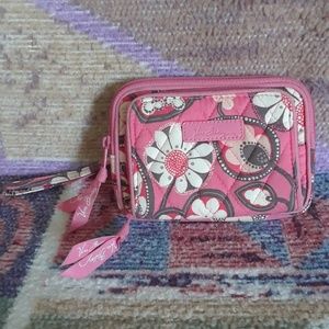 Pink Wristlet for Wallet & Smartphone